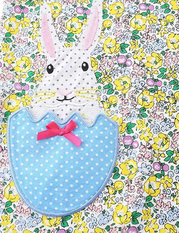Animal Appliqué Floral Dress - Image 4