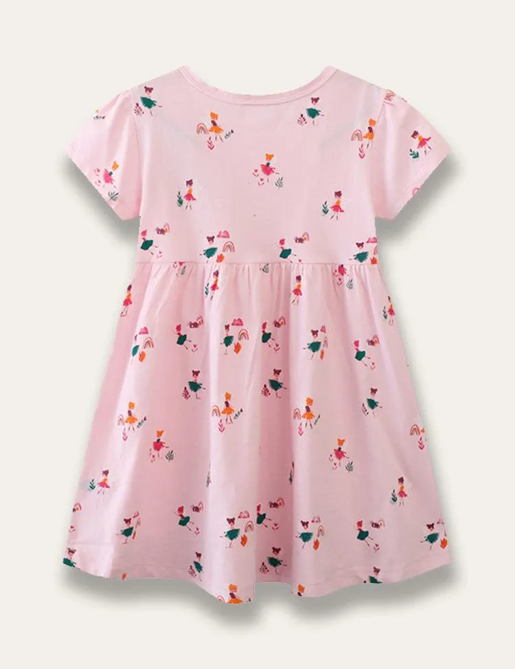 Ballet Girl Printed Dress - Image 3