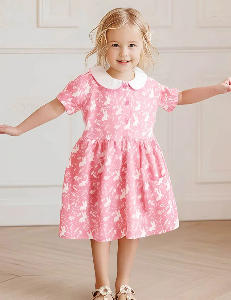 Bunny Full Printed Dress - Image 5