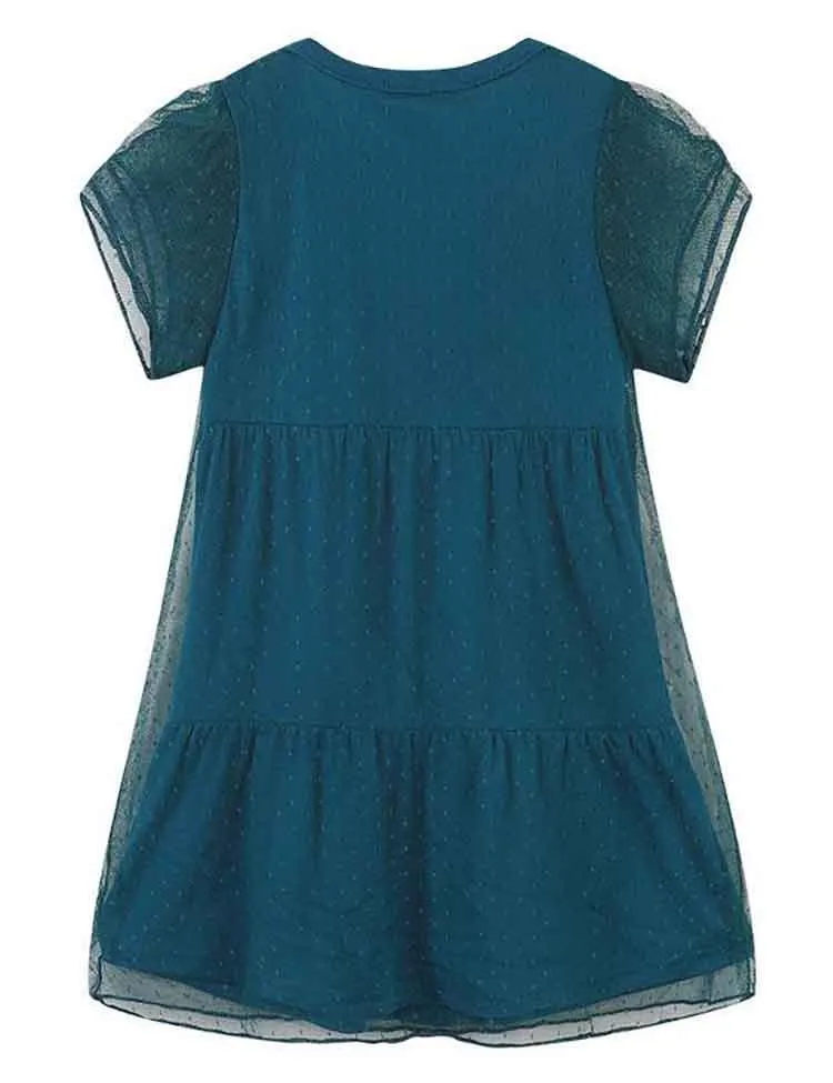 Butterfly Appliqué Tulle Mesh dress - Image 3