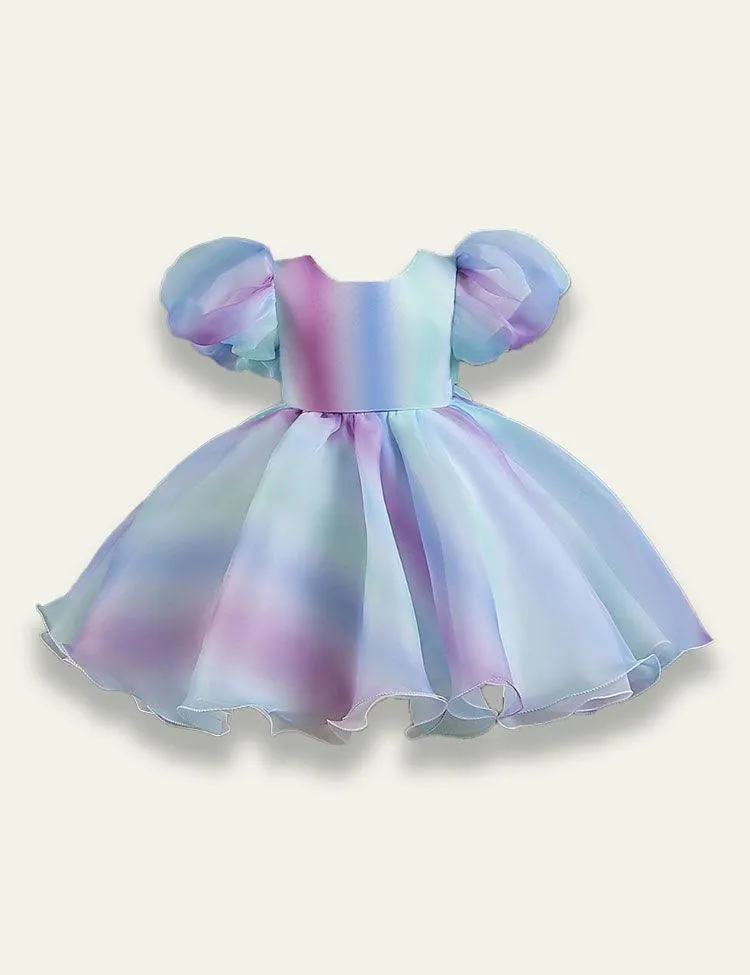 Butterfly Mesh Party Dress - Image 2