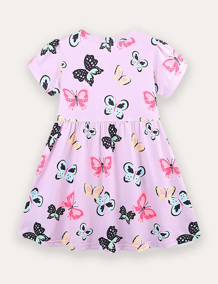 Butterfly Print Dress - Image 2