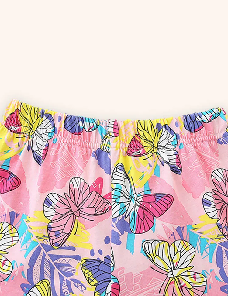 Butterfly Printed T-shirt Set - Image 4