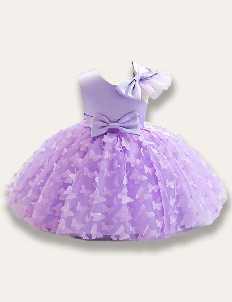Butterfly Tulle Princess Dress - Image 3