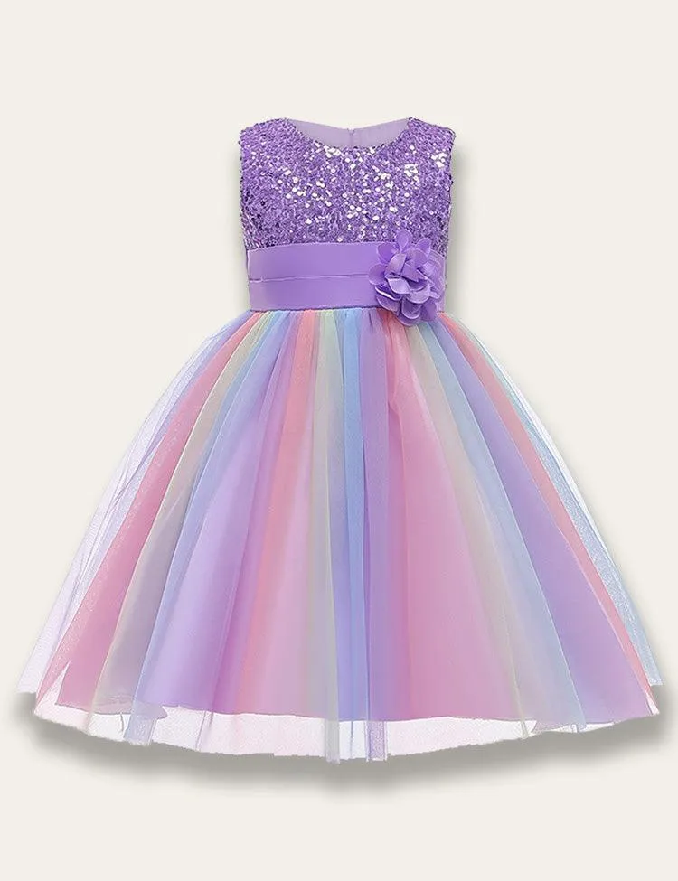 Candy Color Cute Tulle Dress - Image 4