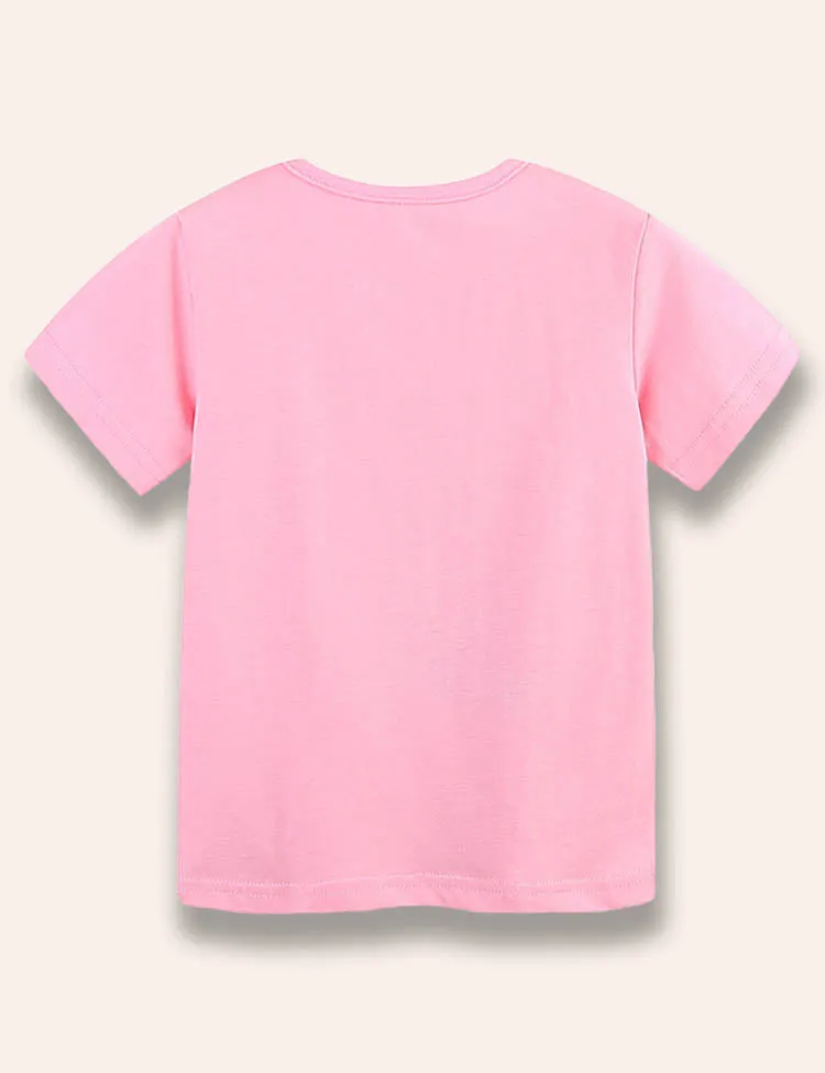 Cartoon Cute Planet T-Shirt - Image 4