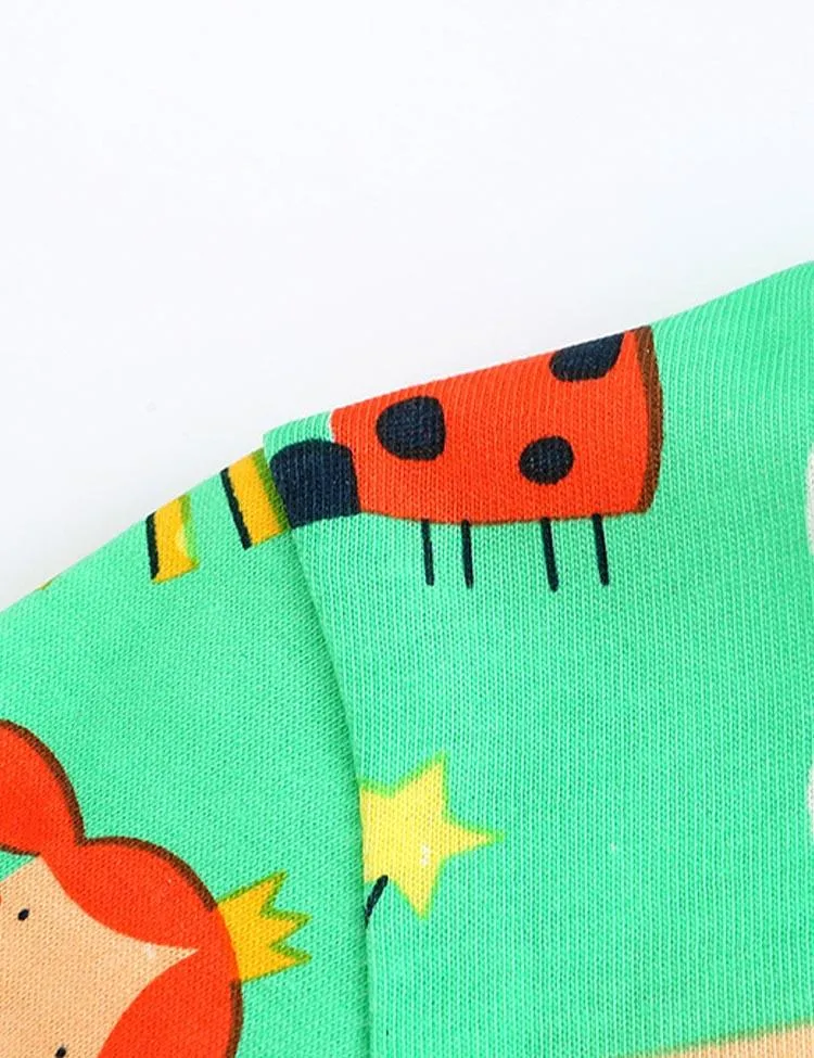 Cartoon Fairy Printed Dress - Image 3