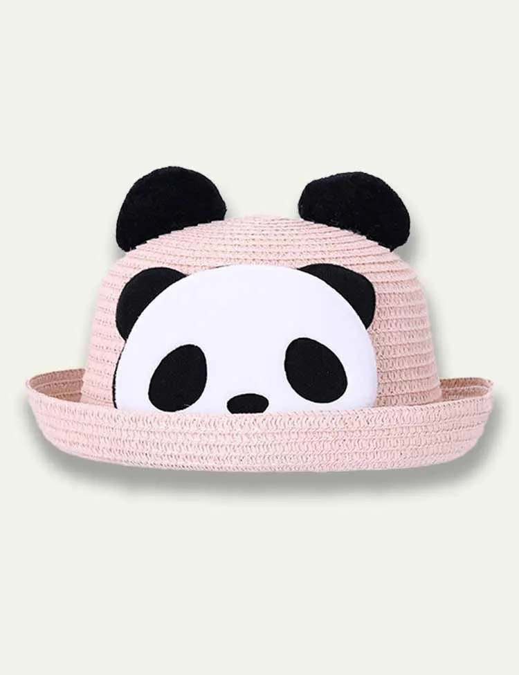 Cartoon Panda Straw Hat - Image 2