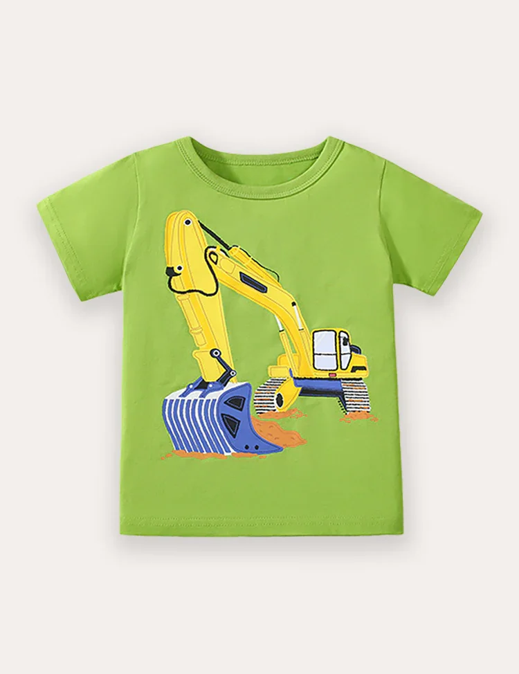 Cartoon Printed Short Sleeve T-Shirt - Image 4