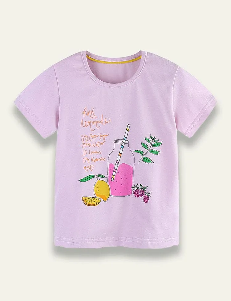 Cartoon Printed T-shirt