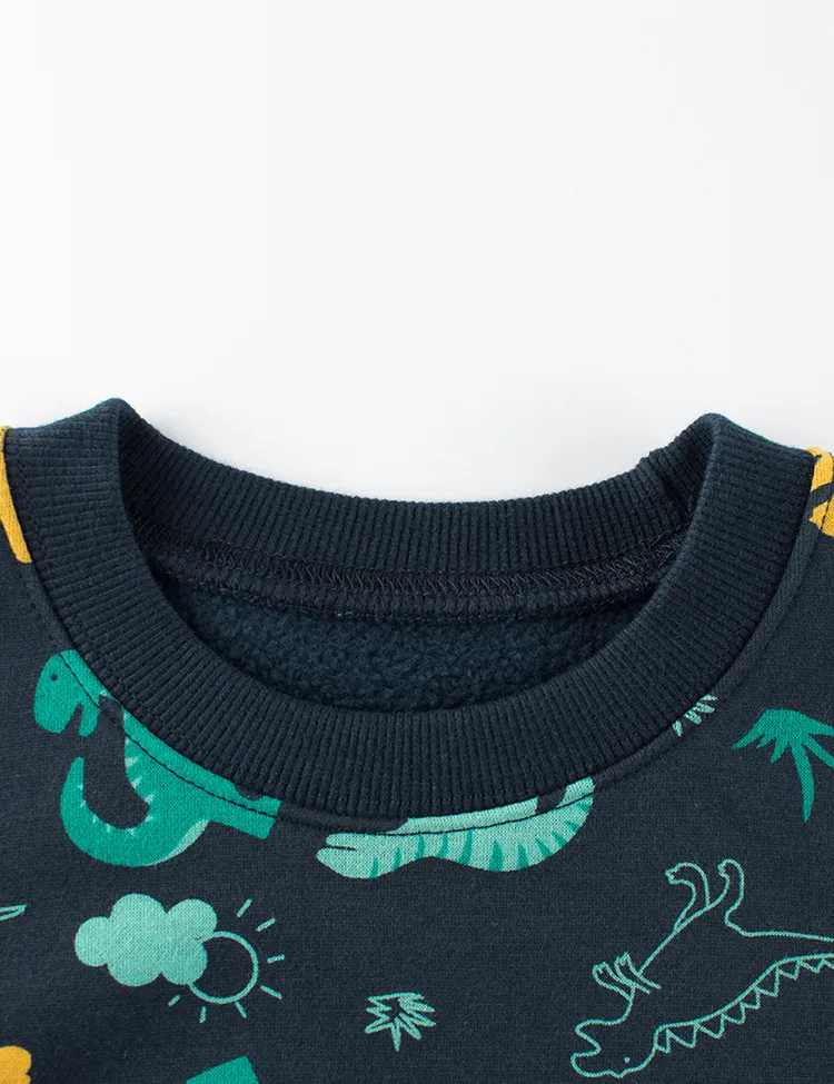 Children's Dinosaur Printed Sweatshirt - Image 2