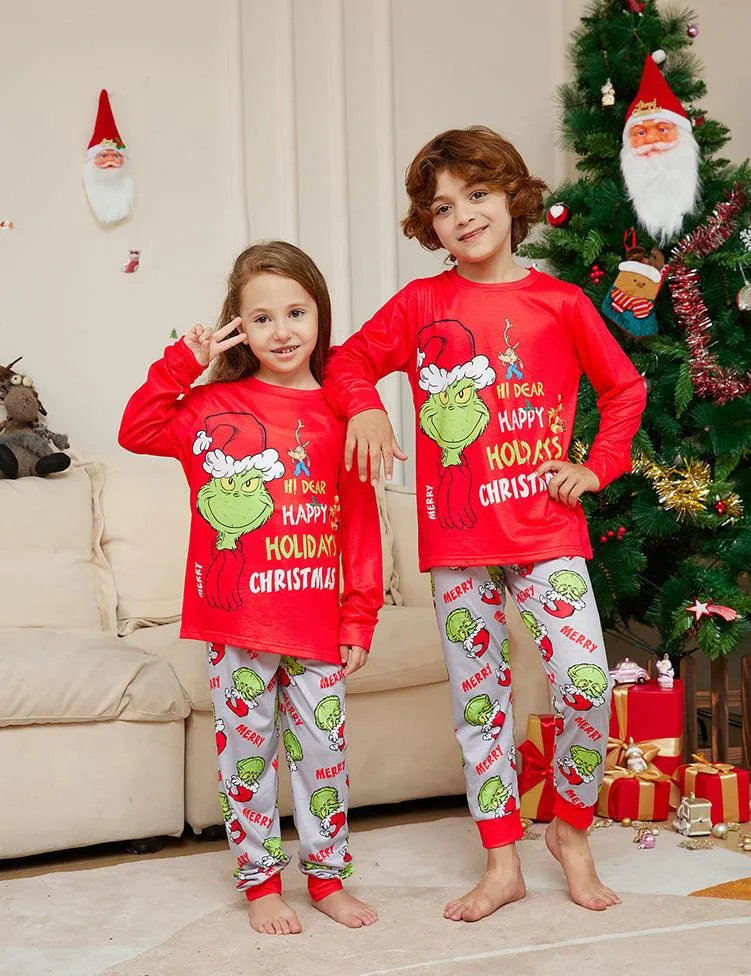 Christmas Little Monster Printed Family Matching Pajamas - Image 3