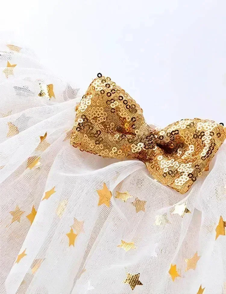 Christmas Printed Mesh Tutu Skirt Set - Image 3