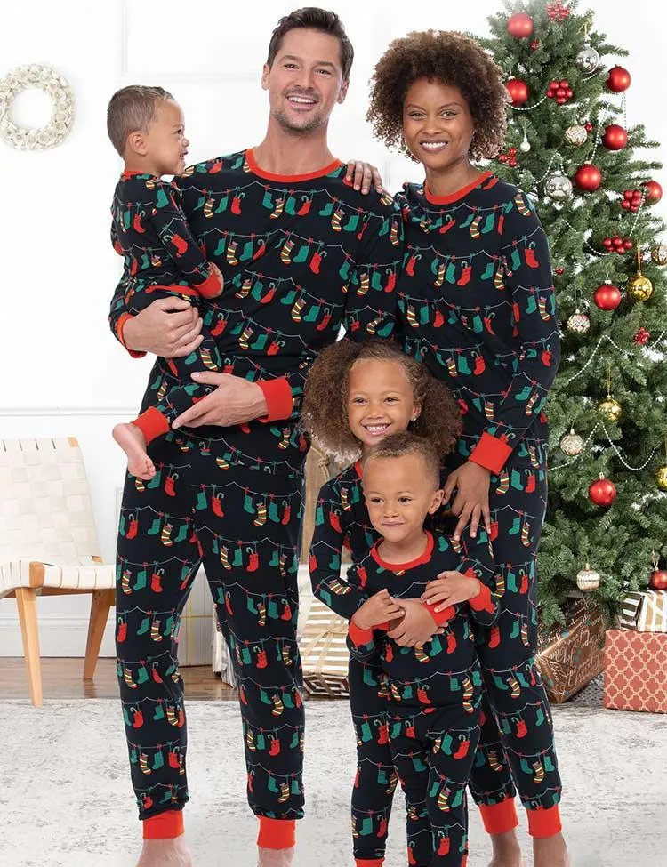 Christmas Print Family Matching Pajamas Sets - Image 2
