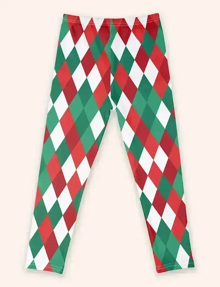 Christmas Print Leggings - Image 4