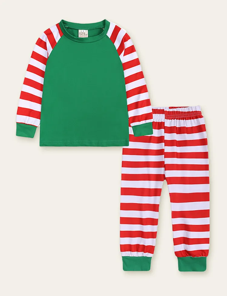 Christmas Striped Family Matching Pajamas - Image 3