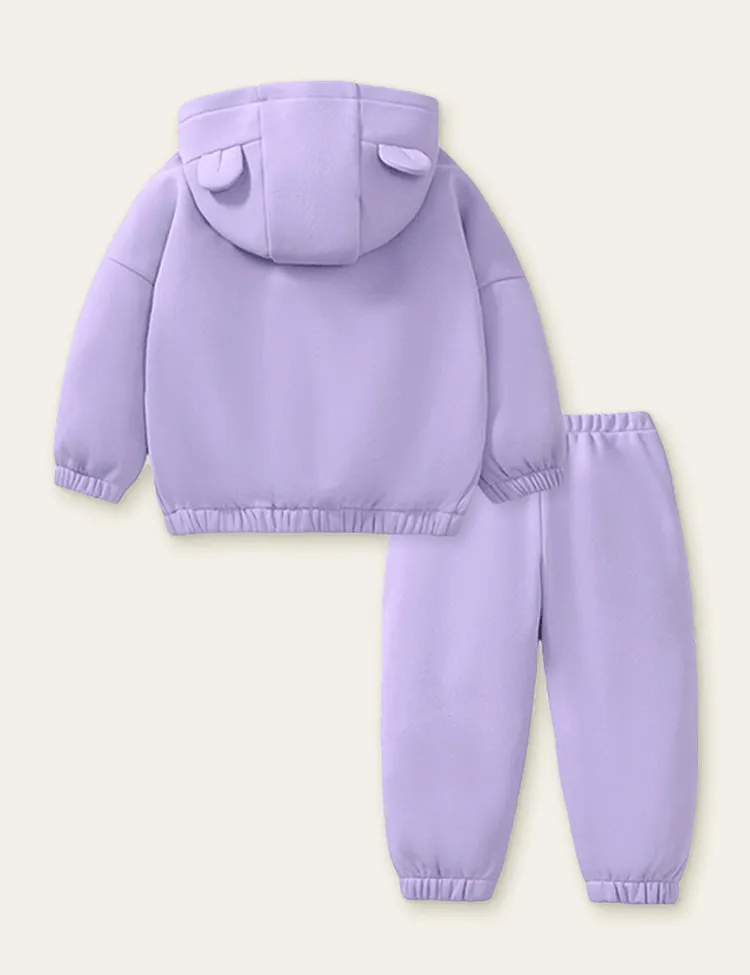 Cute Bear Hooded Set - Image 2