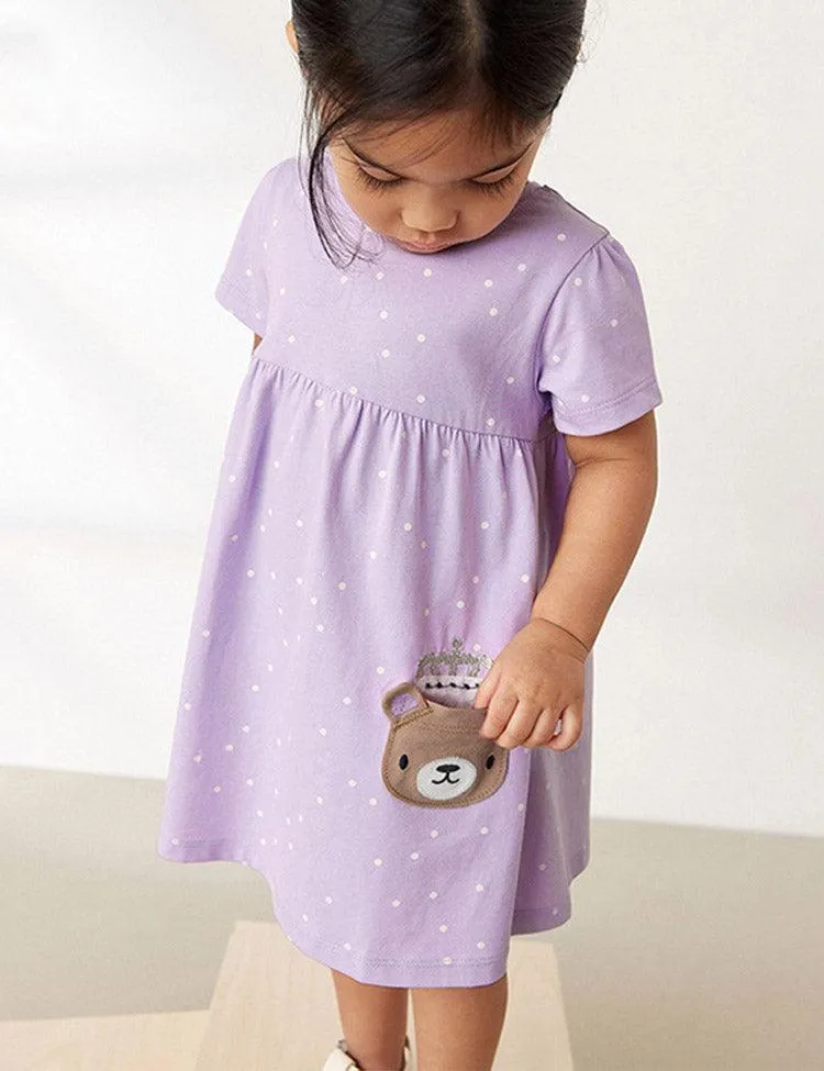 Cute Bear Pocket Dress - Image 2