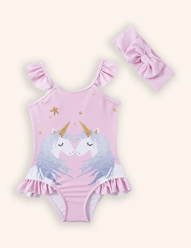 Cute Print One-piece Swimsuit - Image 4