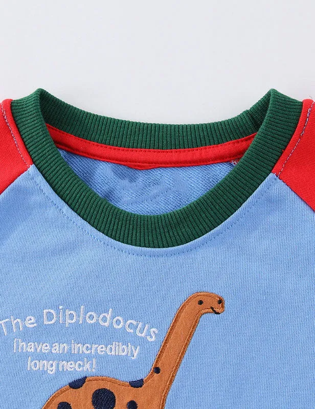 Dinosaur Embroidered Sweatshirt - Image 3
