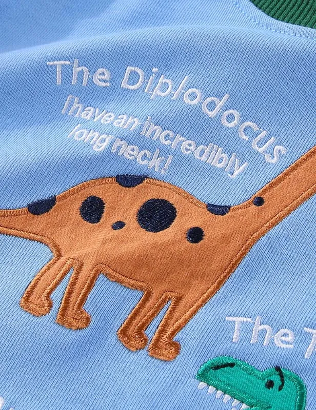 Dinosaur Embroidered Sweatshirt - Image 4