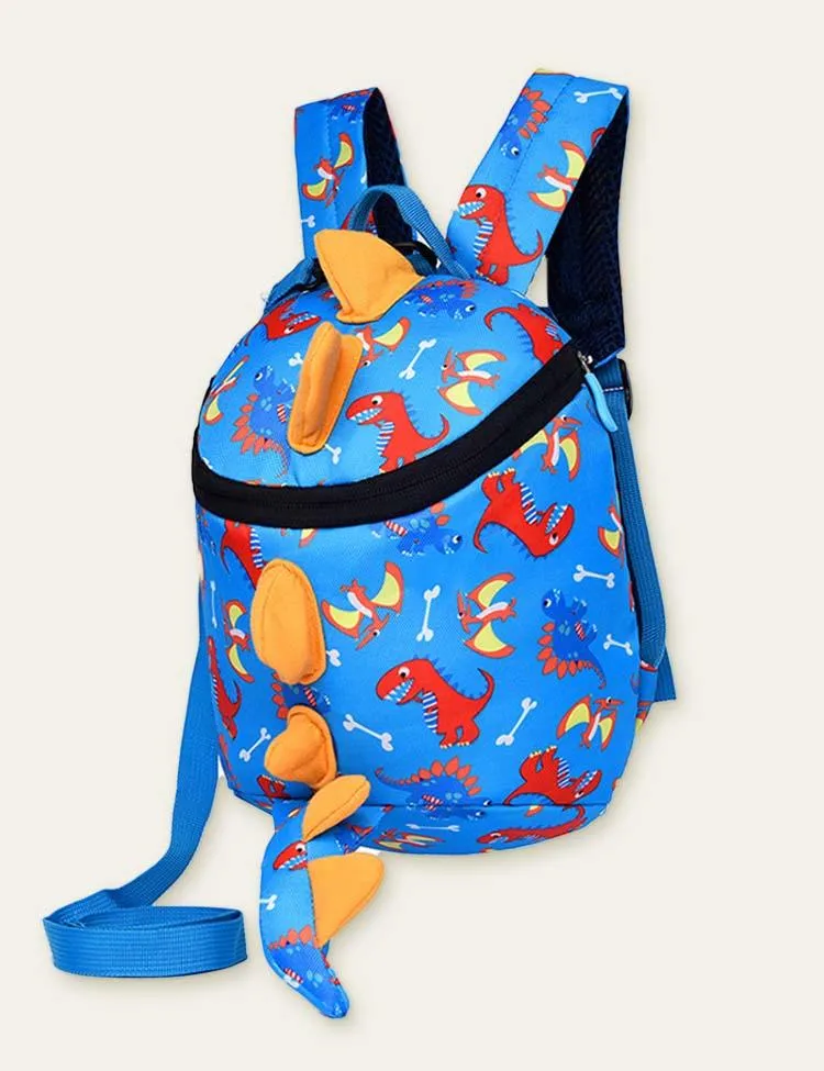 Dinosaur Full Printed Schoolbag Backpack - Image 3