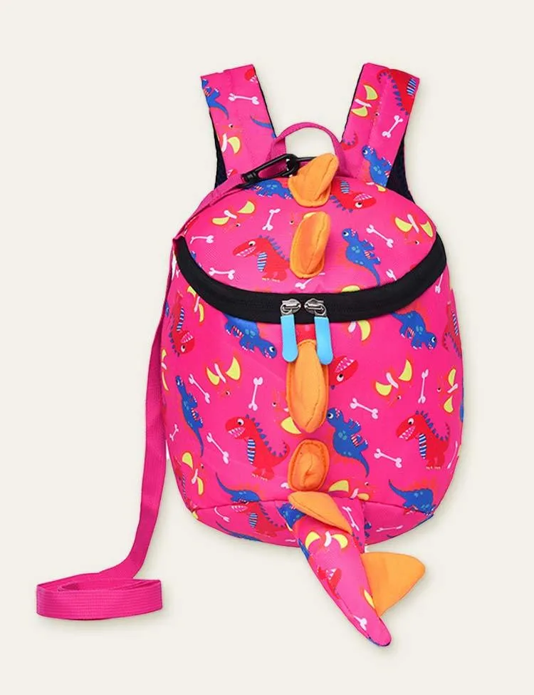 Dinosaur Full Printed Schoolbag Backpack - Image 5