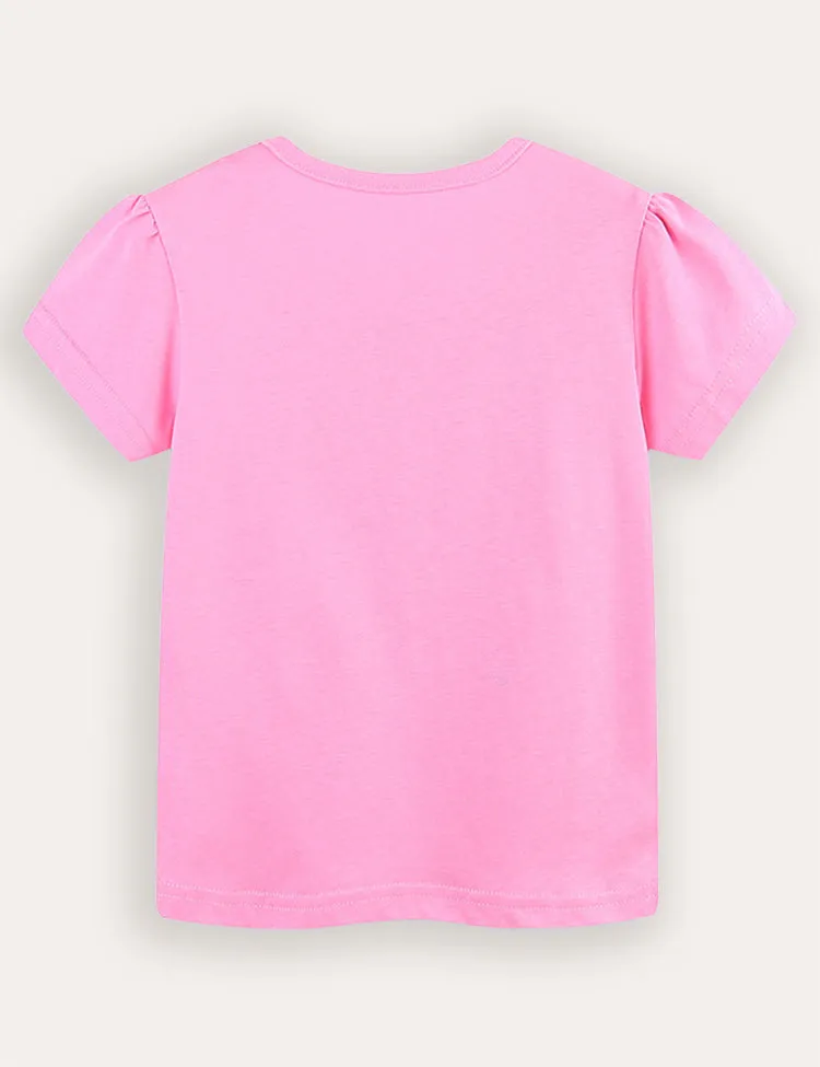 Dinosaur Print Short-sleeved T-shirt - Image 2