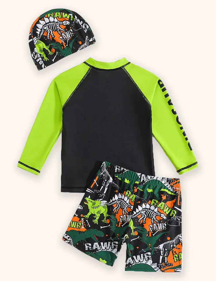 Dinosaur Printed Swimsuit - Image 2