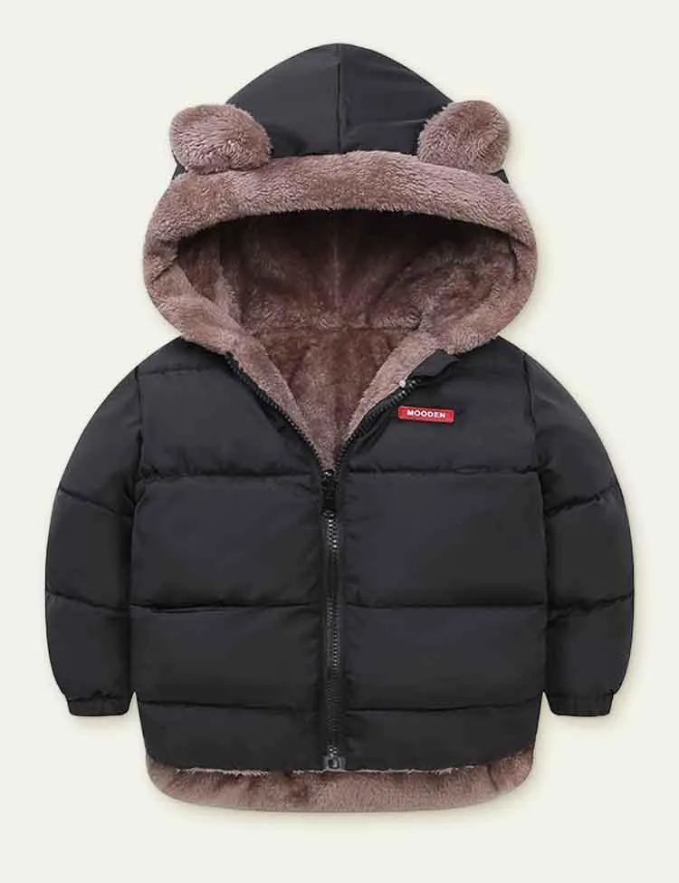 Lambswool Cotton-Padded Jacket - Image 4