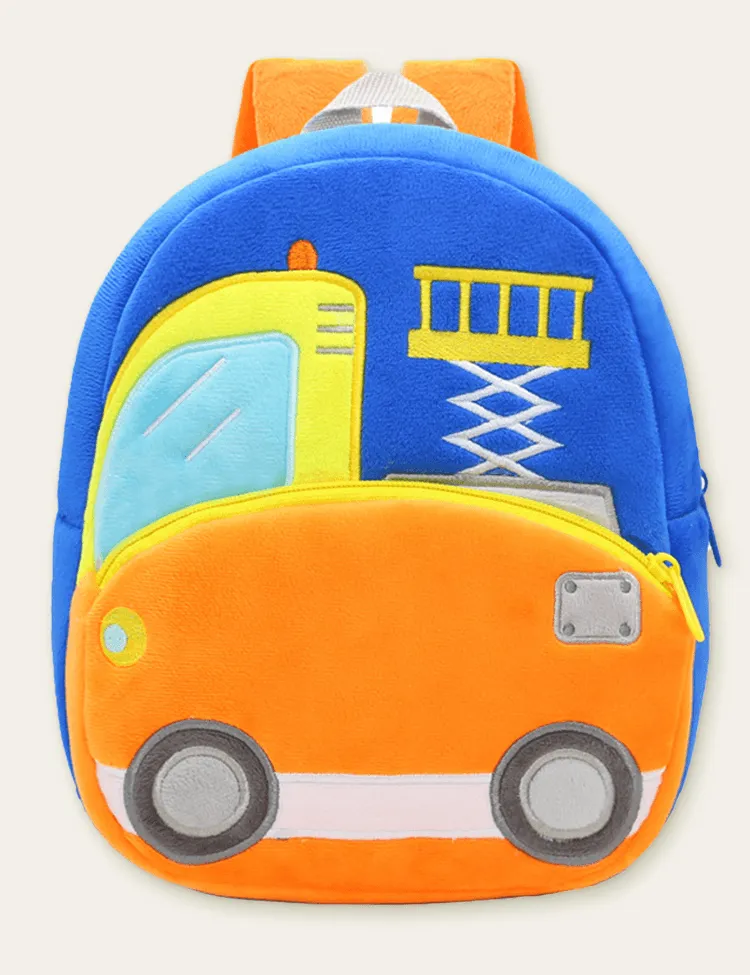 Engineering Vehicle Doll Schoolbag Backpack - Image 10