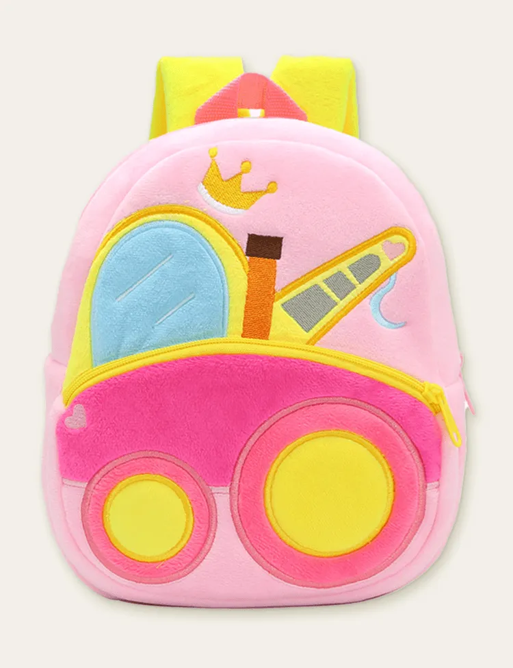 Engineering Vehicle Doll Schoolbag Backpack - Image 5