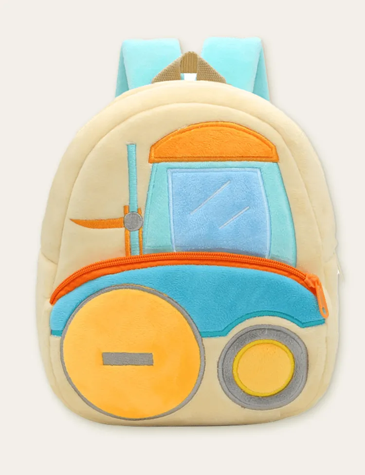 Engineering Vehicle Doll Schoolbag Backpack - Image 7