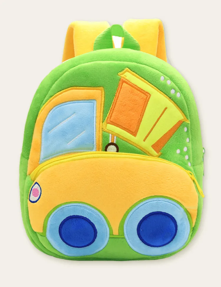 Engineering Vehicle Doll Schoolbag Backpack - Image 8