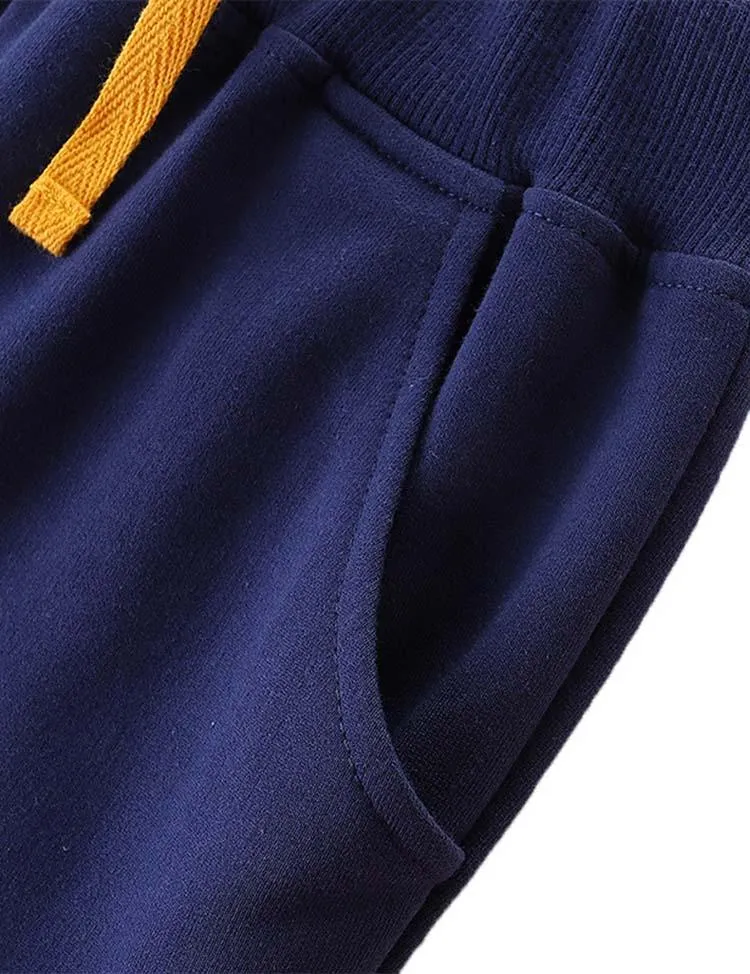 Excavator Cartoon Embroidered Sweatpants - Image 4