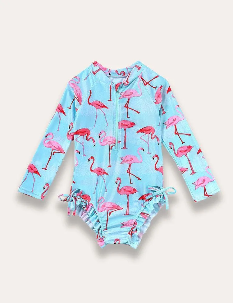 Flamingo One Piece Swimsuit