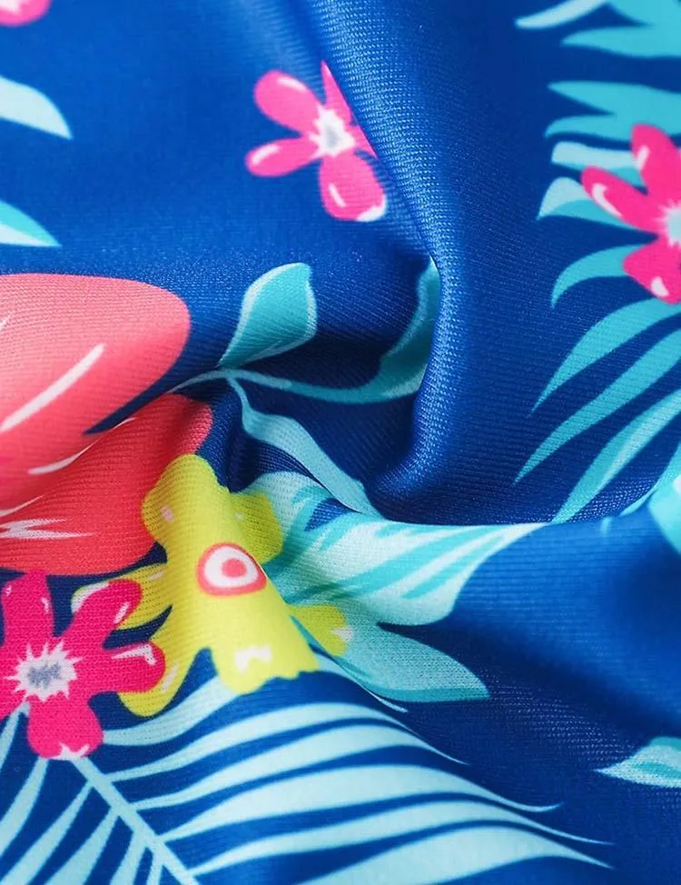 Floral Printed One-Piece Swimsuit - Image 6