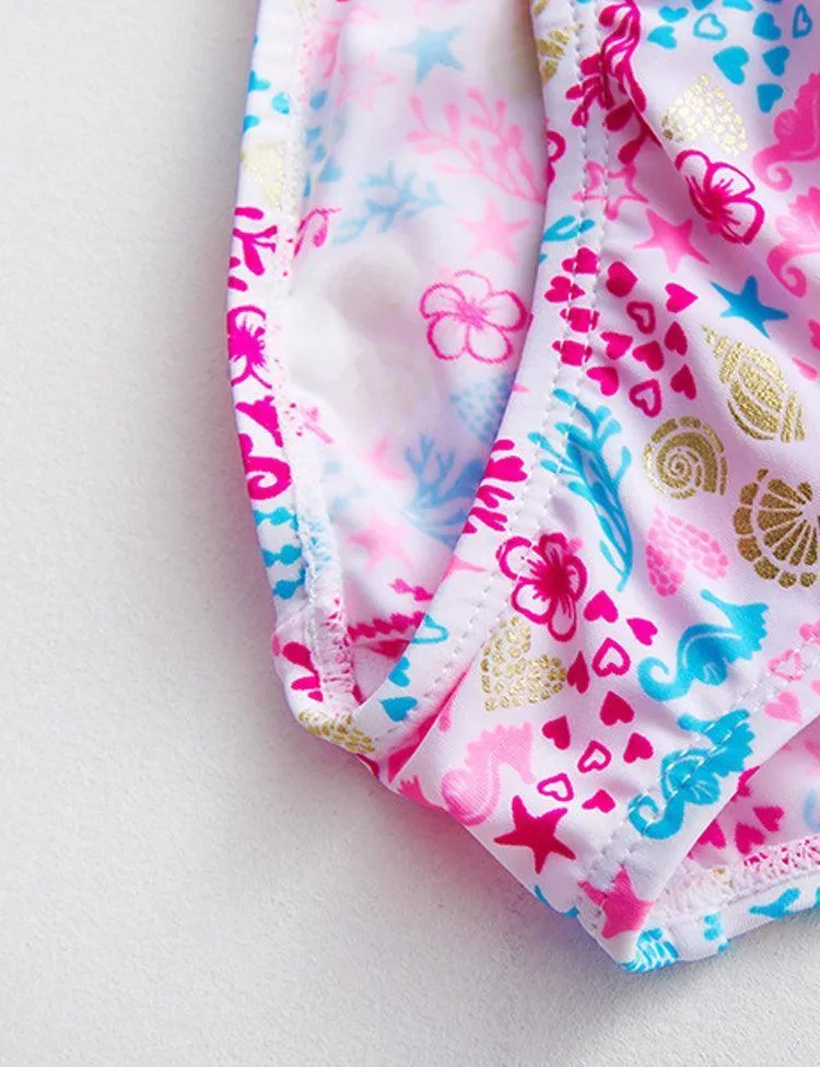 Flower Print Swimsuit - Image 3