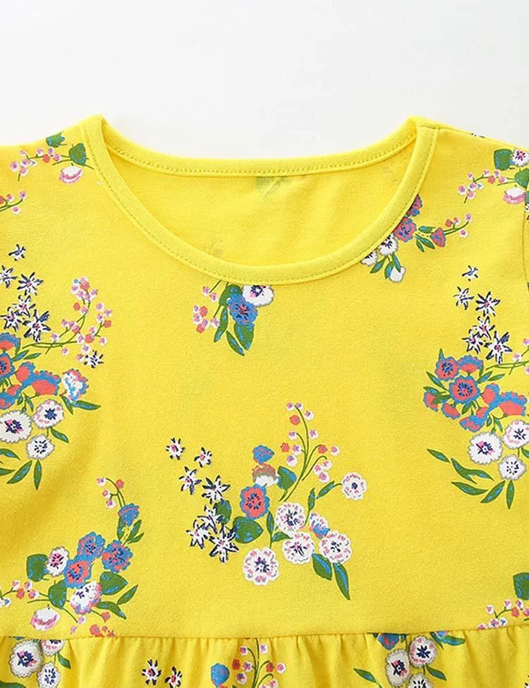 Fresh Floral Print Dress - Image 3