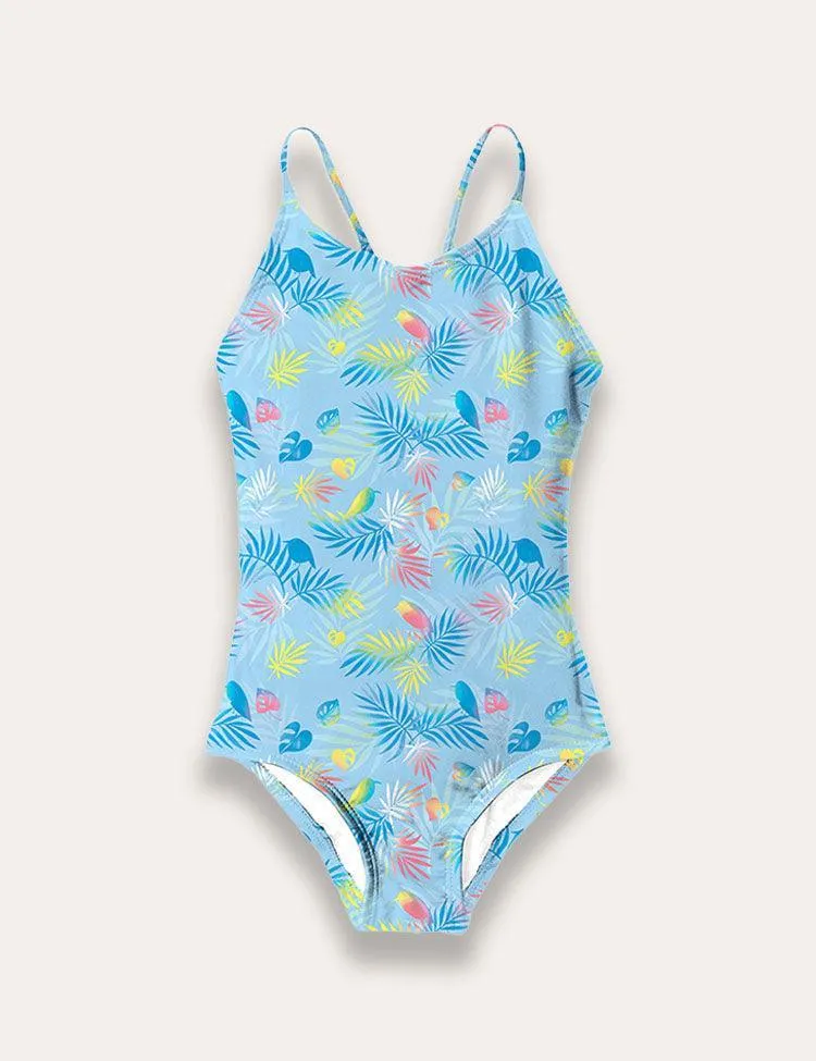 Fresh Leaves Conjoined Swimsuit - Image 3