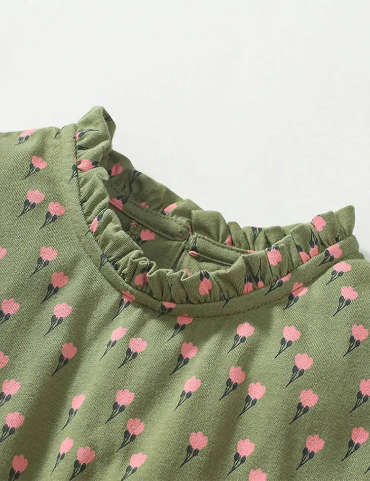 Fresh Tulip Print Dress - Image 2