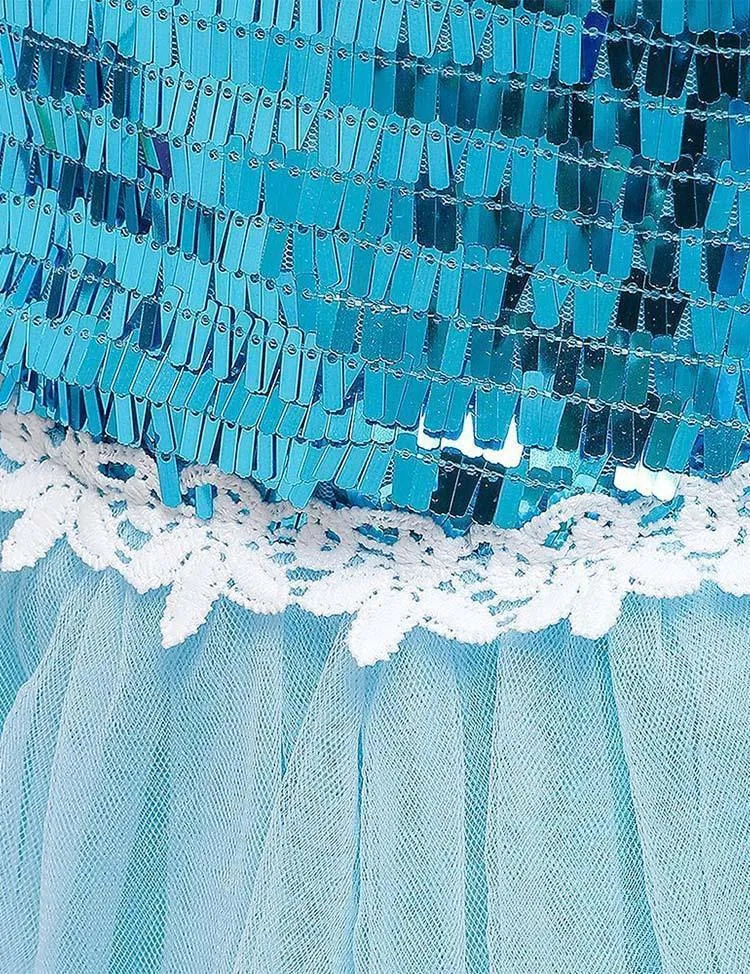 Frozen Mesh Party Dress - Image 4