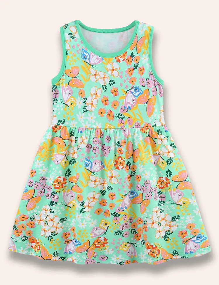 Series Printed Vest Dress - Image 2