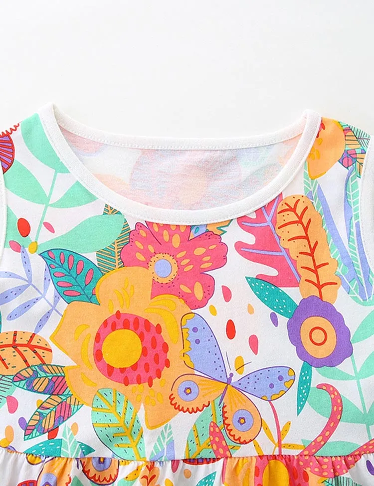 Series Printed Vest Dress - Image 7