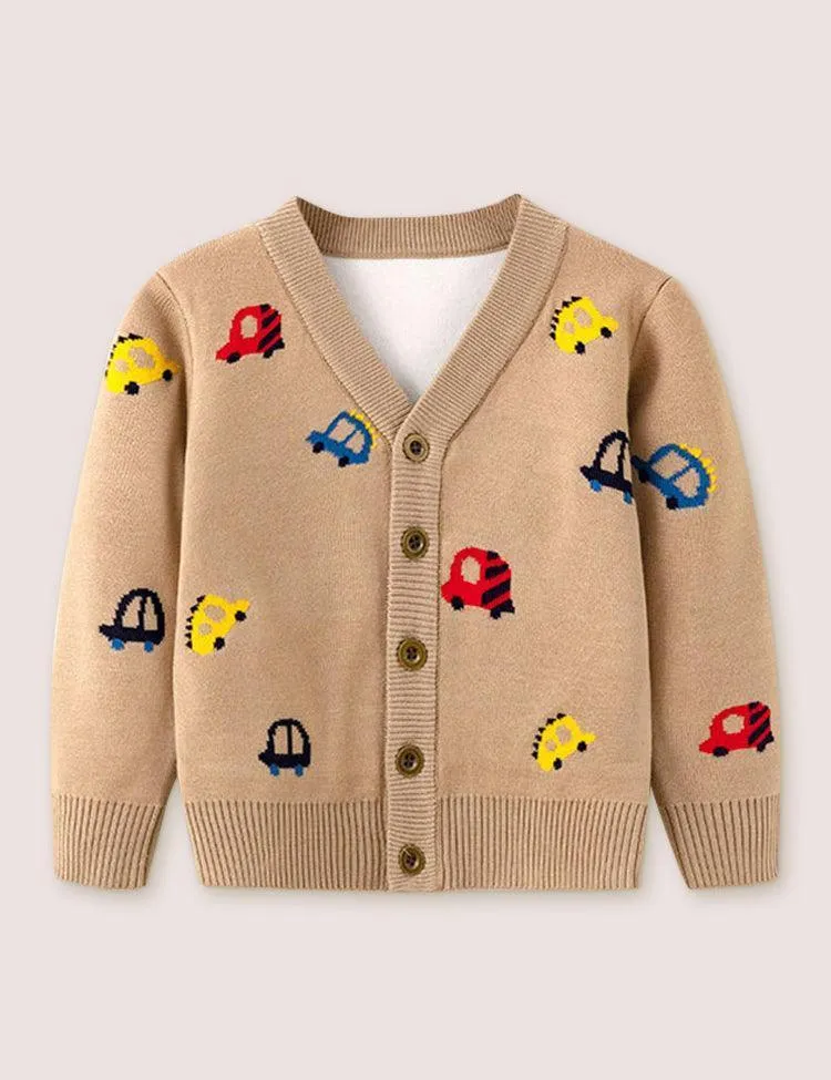 Full Printed Car Cardigan - Image 2