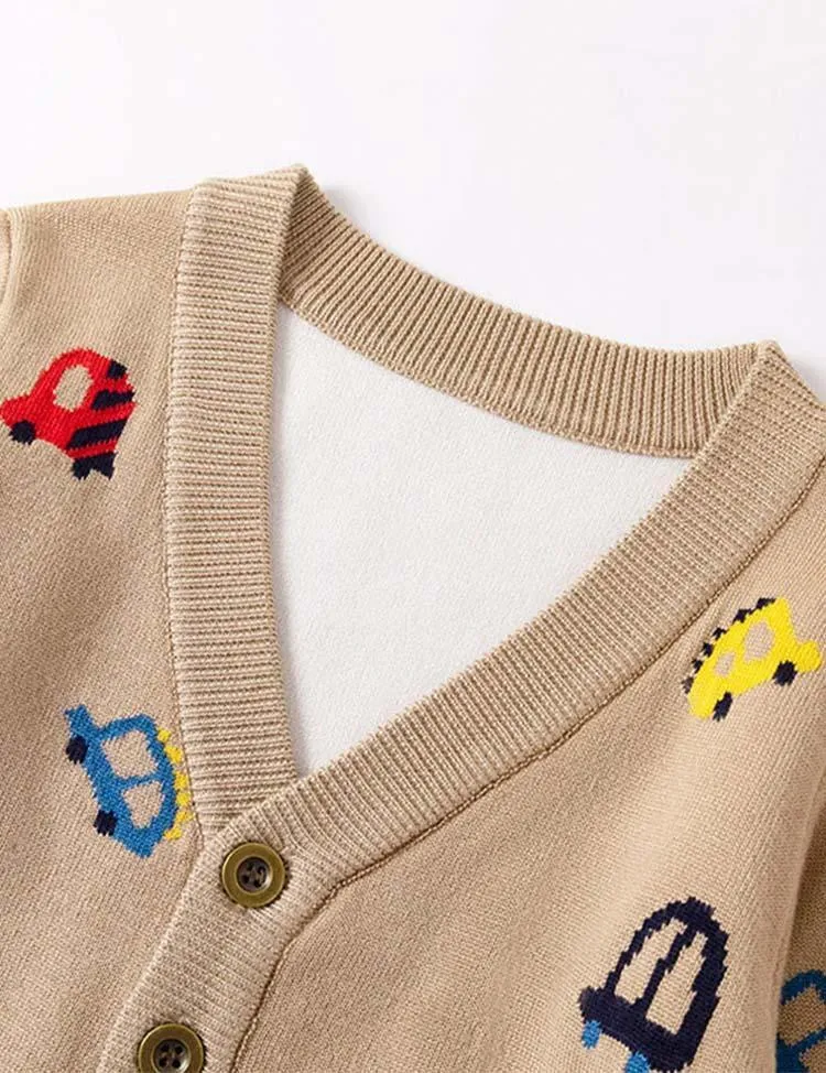 Full Printed Car Cardigan - Image 3
