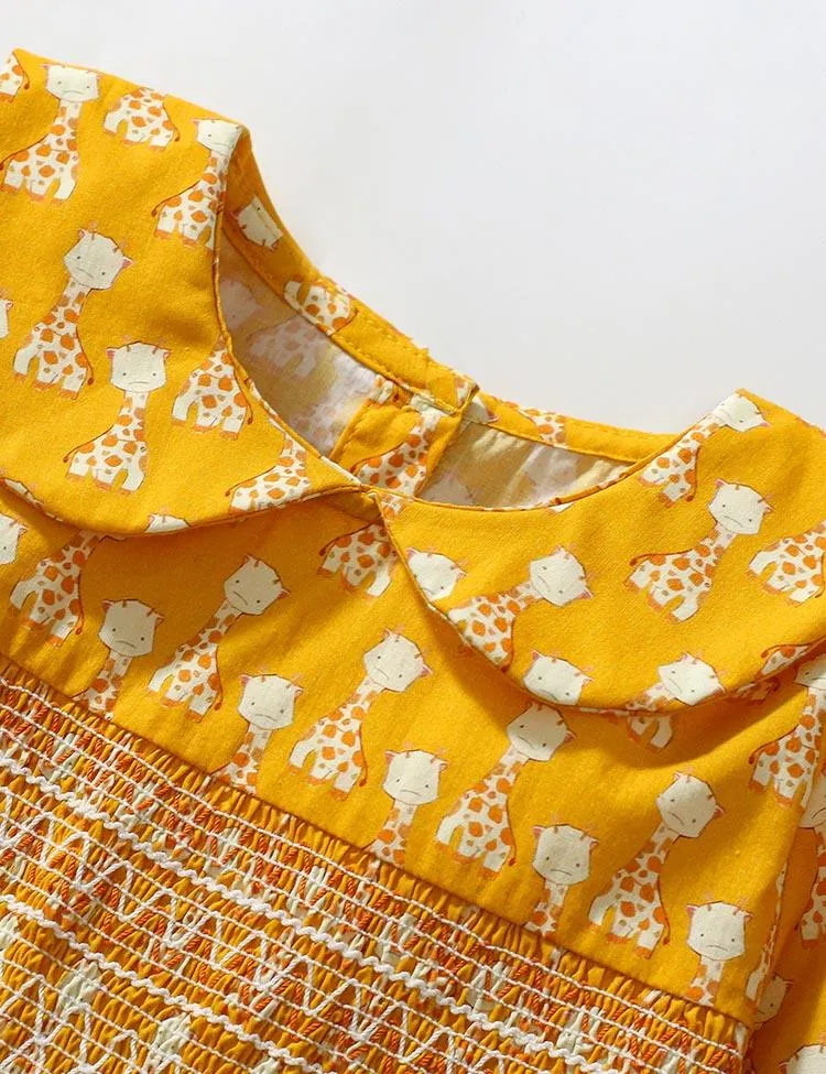 Giraffe Dotted Long Sleeve Dress - Image 3