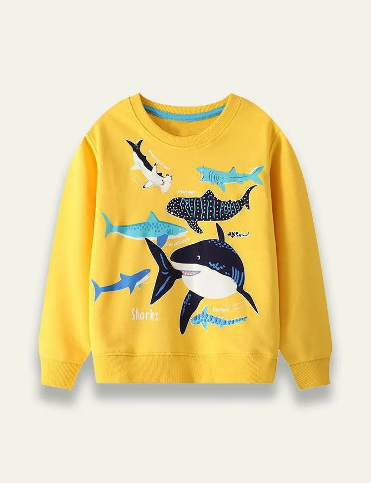 Glowing Shark Sweatshirt