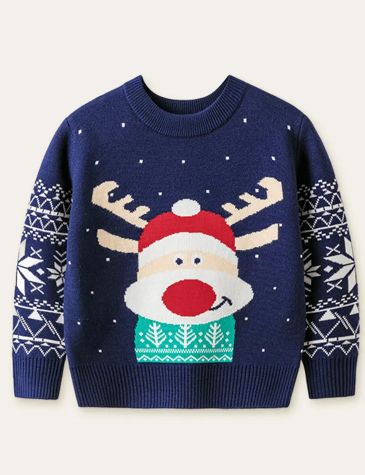 Han Elk Long-Sleeved Sweater - Image 2