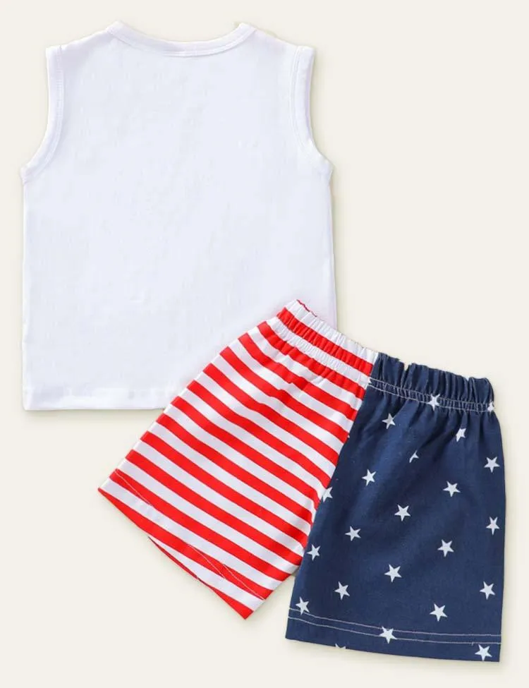 Independence Day Letter Glasses Printed Set - Image 7